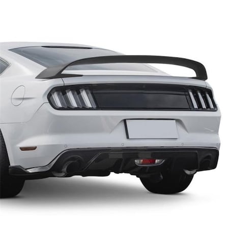 Spec D Tuning SPL-MST15JMGT4-4C Gt4 Style Spoiler For 2015-2019 Ford Mustang - Matte Black